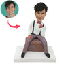 Retro stijl Bobblehead cadeau voor baas