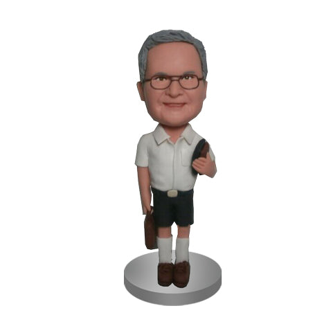 Aangepaste mannelijke leraar Bobblehead