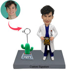 Dokter Bobblehead met Cactus-ornament