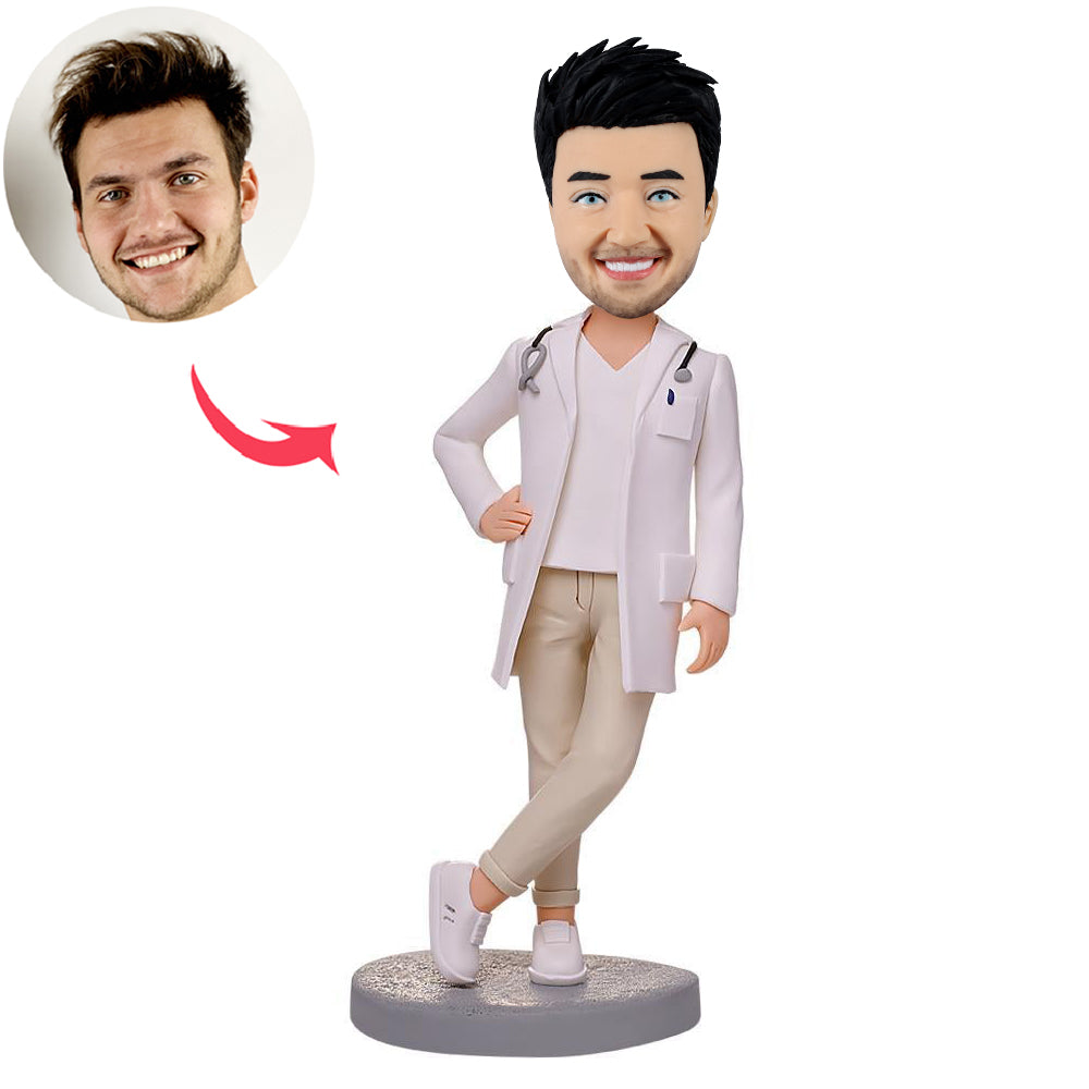 Gepersonaliseerde dokter Bobble Head figuur