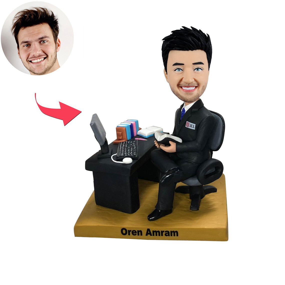 Aangepaste Office Bobblehead voor baas