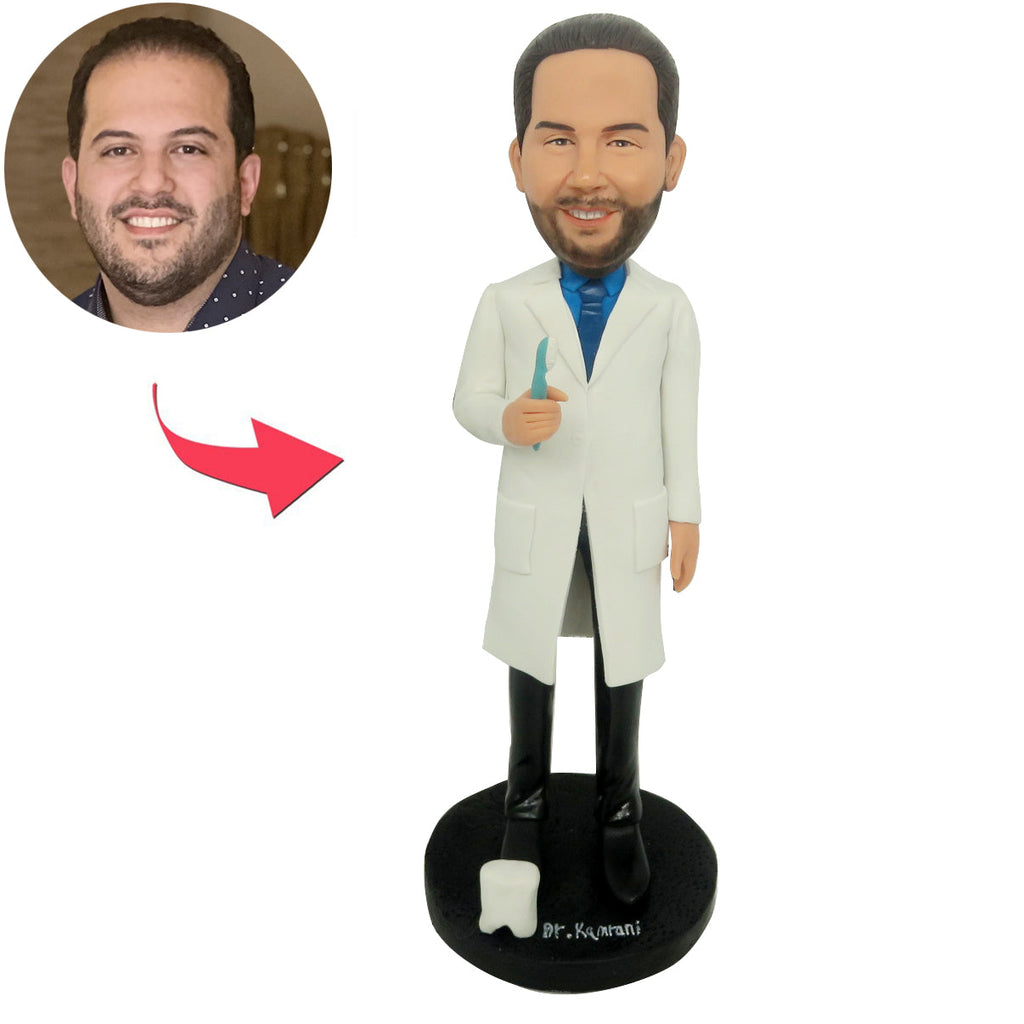 Gepersonaliseerde tandarts Bobblehead geschenken
