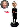 Aangepaste rechter Bobblehead met voetbal