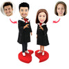 Aangepaste Bobble Head Doll voor afstudeerliefhebbers