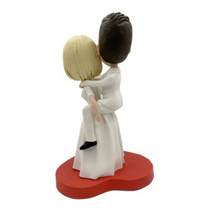 Bruiloft Bobbleheads bruid uitvoering bruidegom