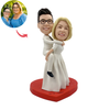 Bruiloft Bobbleheads bruid uitvoering bruidegom