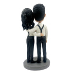 Aangepaste paar Bobblehead Gentleman stijl