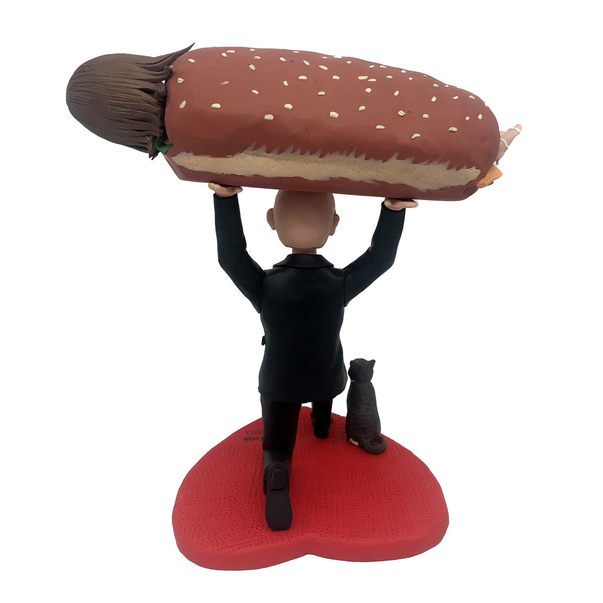 Burger grappige stijl bruiloft Bobblehead pop