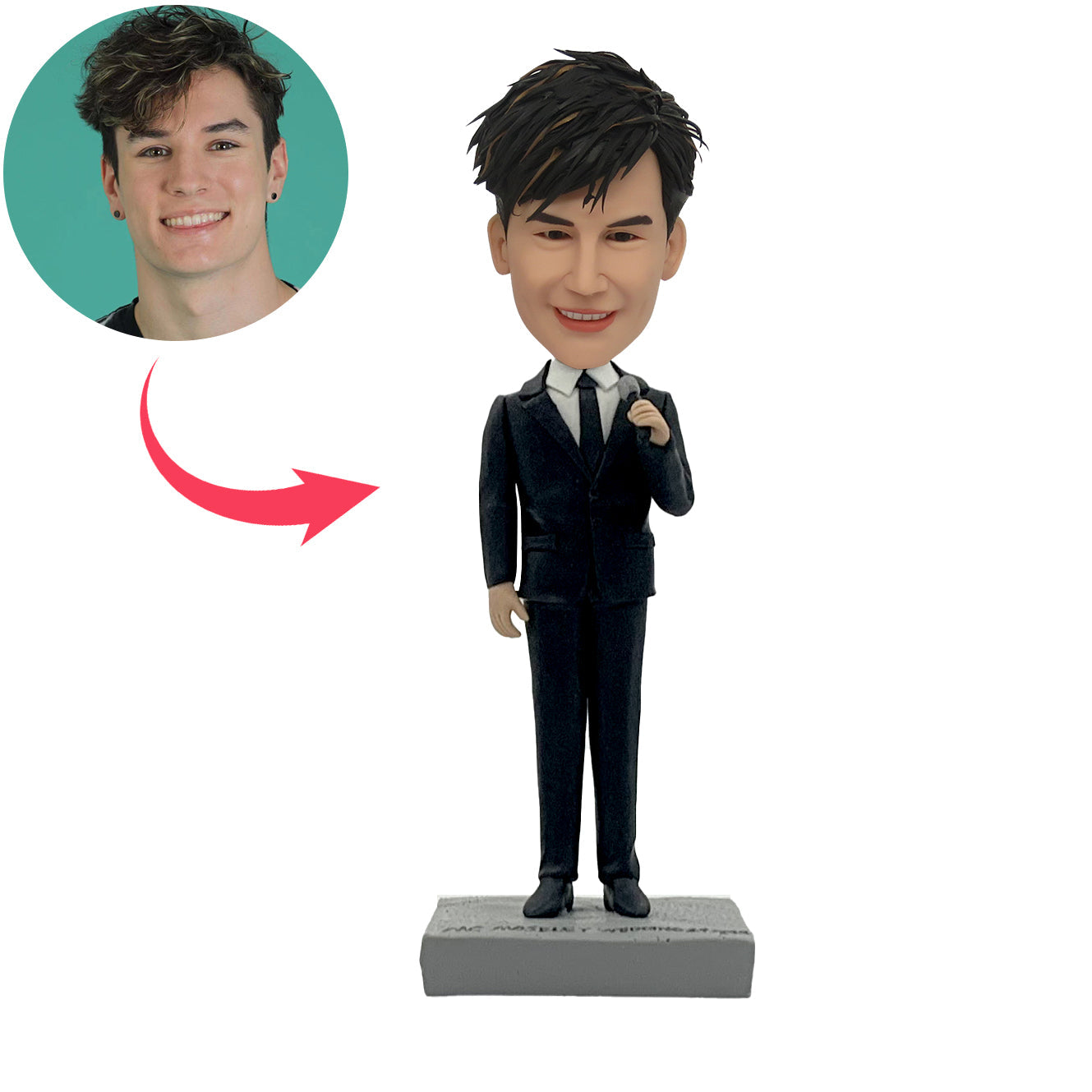 Bobblehead pop cadeau voor bruiloft MC