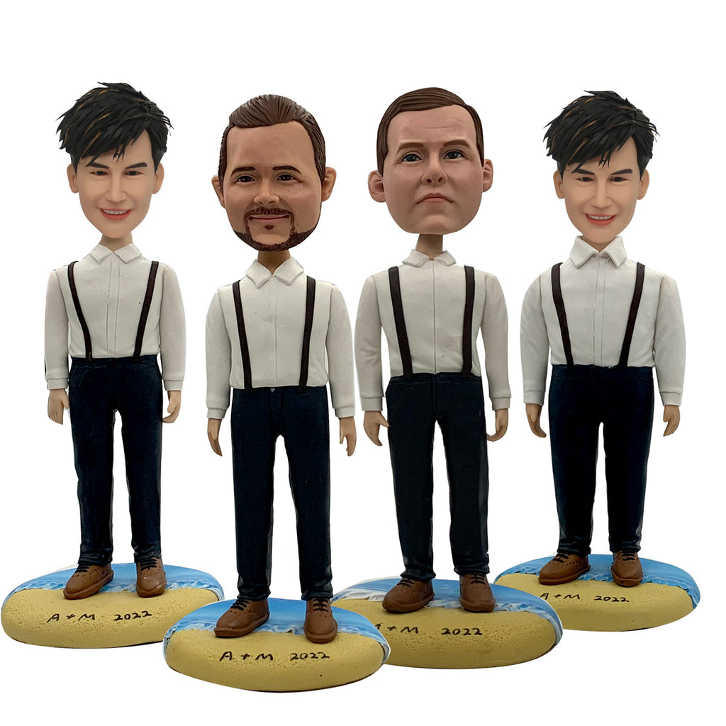 Cadeaus voor bruiloftsjonkers Bobblehead