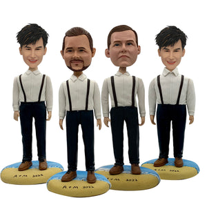 Cadeaus voor bruiloftsjonkers Bobblehead