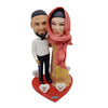 Indiase bruidspaar Bobblehead-poppen
