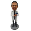 Aangepaste dokter Bobblehead op het werk