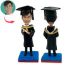 Aangepaste afstuderen universiteitsstudenten Bobblehead