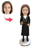 Aangepaste vrouwelijke rechter Bobblehead