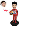 Aangepaste Racer Bobblehead-cadeau