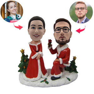 Aangepaste kerstcadeau Bobblehead pop