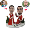 Aangepaste kerstcadeau Bobblehead pop
