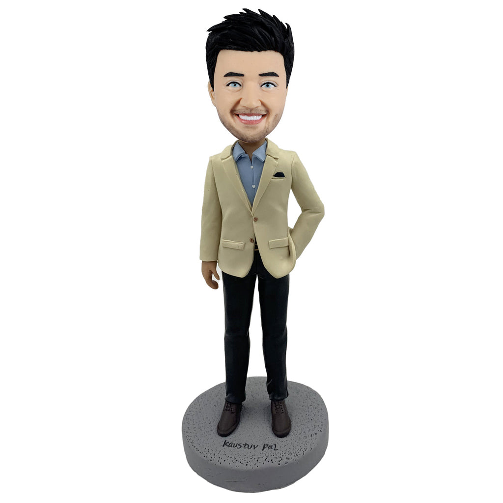 Aanpasbare Single Man Bobblehead