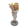 Bobblehead-pop voor moeder en kind