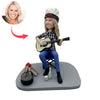 Aangepaste speelgitaar Bobblehead pop