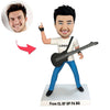 Aangepaste Bobblehead met elektrische gitaar