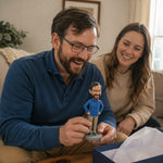 Volledig aanpasbare enkele Bobblehead-mannetje