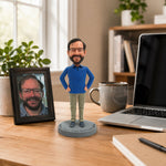 Volledig aanpasbare enkele Bobblehead-mannetje