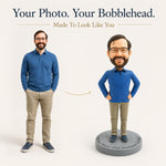 Volledig aanpasbare enkele Bobblehead-mannetje