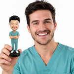 Male Nurse Personalized Custom Bobbleheads