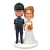 Aangepaste Bobbleheads dokter bruidspaar