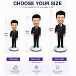 Gepersonaliseerde bobblehead van een schoolleraar