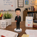 Gepersonaliseerde bobblehead van een schoolleraar