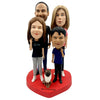 Aangepaste familie-bobbleheads van foto's