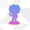 Strip/tekenfilm/mascotte Bobbleheads volledig op maat