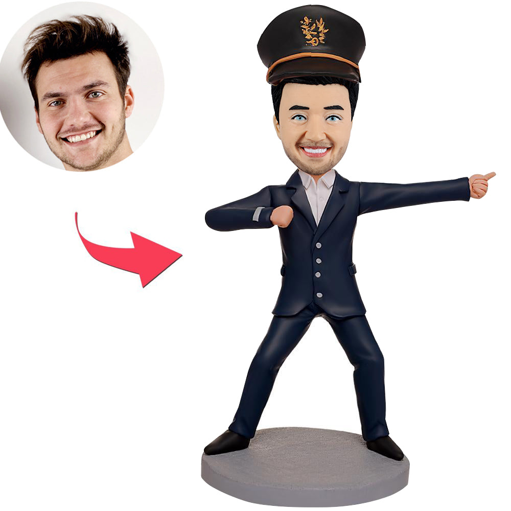 Aangepaste Bobblehead-verkeerspolitie