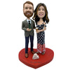Valentijnscadeau Bobblehead voor koppel
