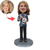 Aangepaste Bobblehead met Love Mom
