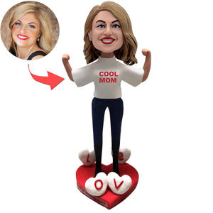 Aangepaste Bobblehead voor coole moeder