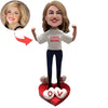 Aangepaste Bobblehead voor coole moeder