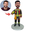 Aangepaste brandweerman Bobblehead vaderdagcadeau