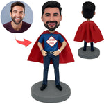 Aangepaste Bobblehead-pop voor Super Dad