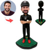 Aangepaste papa Bobblehead speel honkbal