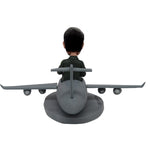 Aangepaste kapitein Bobblehead met jager
