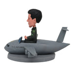 Aangepaste kapitein Bobblehead met jager