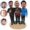 Aangepaste familie Bobblehead voor broers