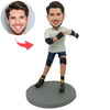 Aangepaste schaatsjongen Bobblehead