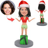Aangepaste Bobblehead verrassing kerstcadeau