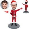 Kerstman met geschenken op maat Bobblehead