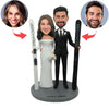 Bruiloft paar aangepaste Bobblehead met skateboard